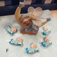 bebè e luna lotto di offerta stock bomboniere celeste per maschio bimbo ricordini baby shower Battesimo oggetti regalini nascita