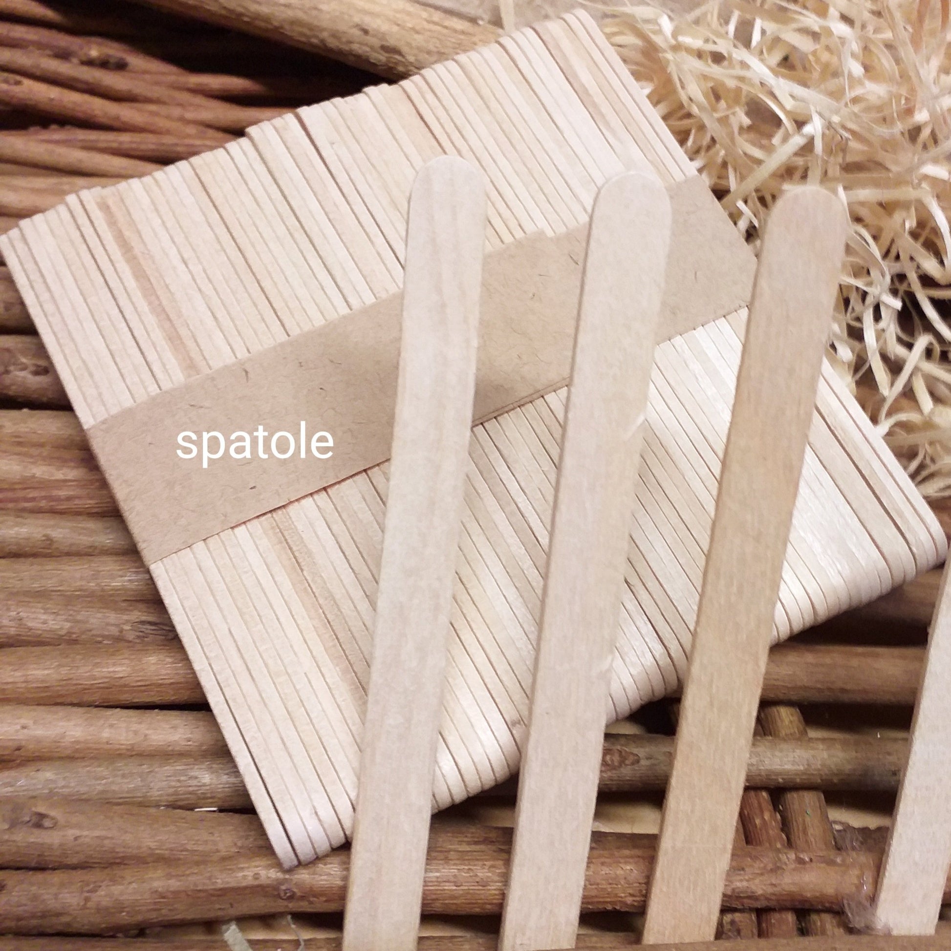Bastoncini piatti decorativi di legno per lavoretti creativi bambini tipo stecco di gelato ghiacciolo spatole oggetti per lavori a mano artigianali sticks legnetti uso decorazioni Presepe Natale