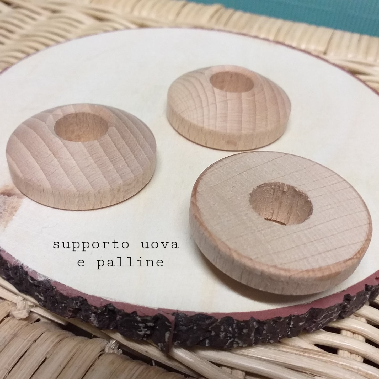 oggettistica legno da hobbistica decorare lavoretti creativi supporto per uova e palline oggetti per attività  bambini decorazioni