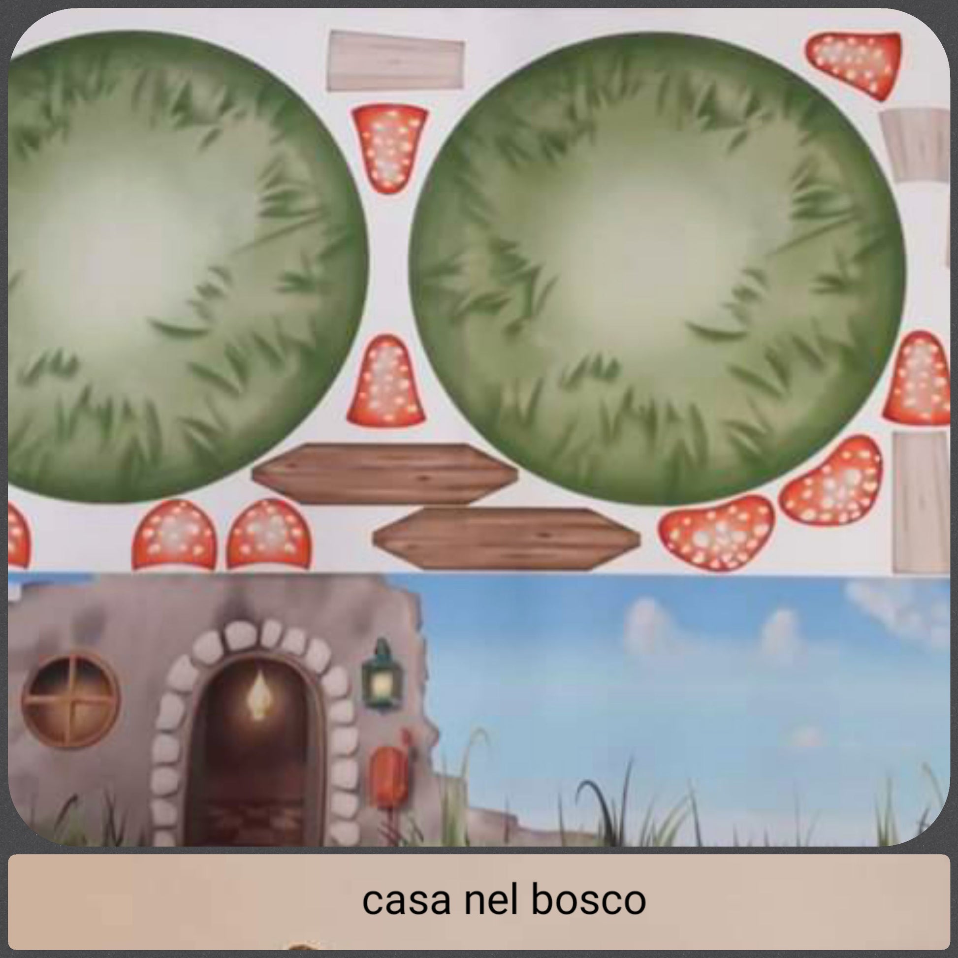 la casa nel bosco pupazzi pasqua 2023 renkalik pannello kraft 3D panno stampato per cucito creativo a mano a macchina pupazzeria per composizione fiori centrotavola