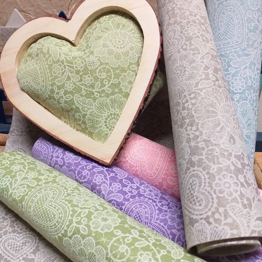 pannolenci morbido feltro stampato disegnato pizzo shabby beige lilla verde fantasia bimbi rosa celeste per lavoretti fuoriporta fiocchi nascita coccarde addobbi natalizi decorazioni pasquali
