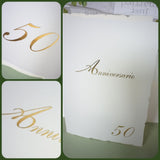 50° anniversario matrimonio biglietti di partecipazioni invito nozze d'oro 50 anni
