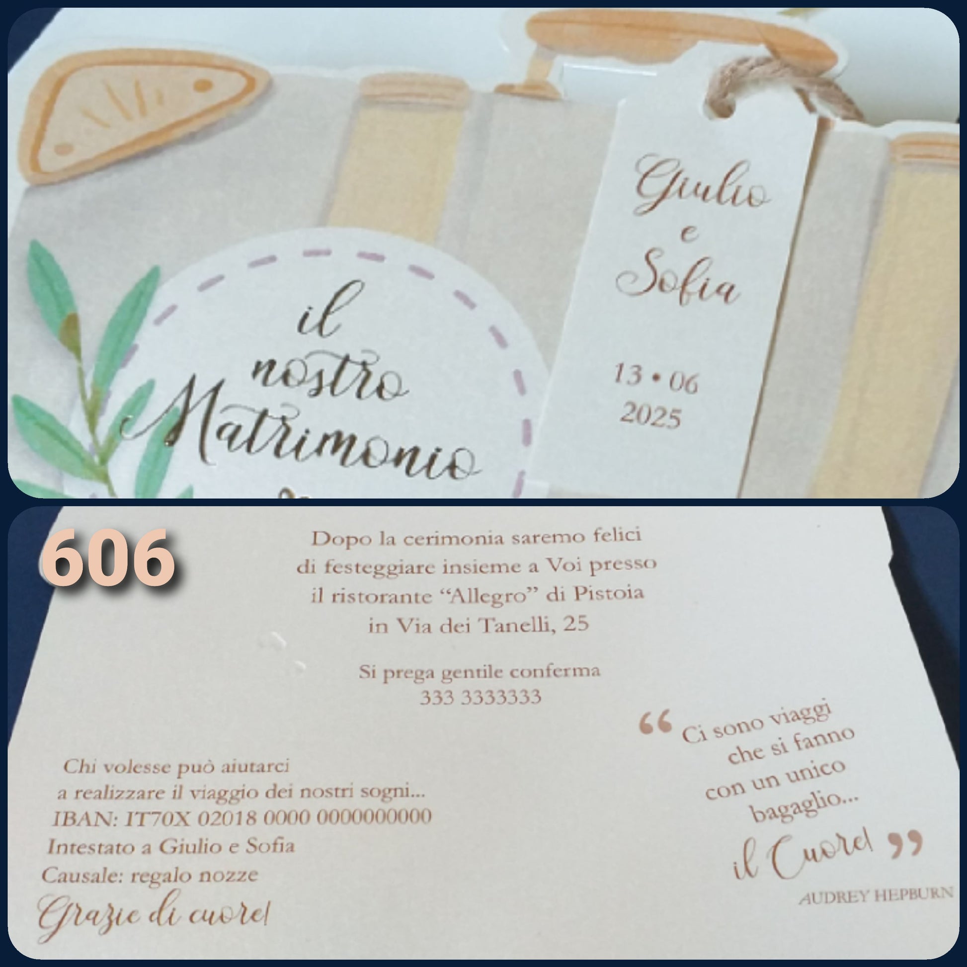 valigia viaggio sposi esempio stampa testo annuncio nozze partecipazioni matrimonio economiche shop online inviti fai da te originali e stampati