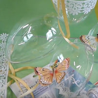 creare con kit materiali hobby creativi Pasqua pizzo pannolenci feltro adesivo farfalle nastro