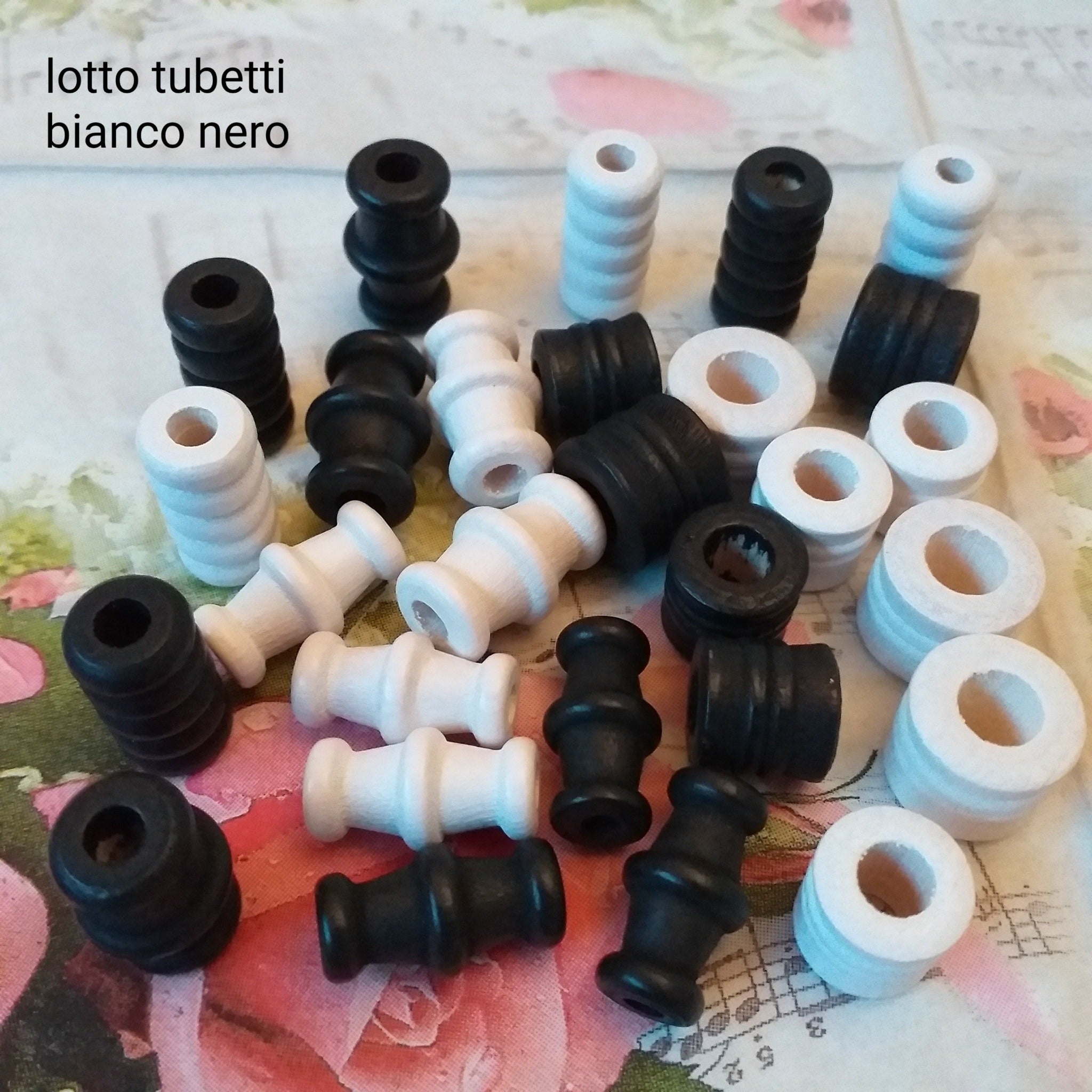 300 Pz 3 Dimensioni Perline Di Legno Naturale Perline Allentate Di - Foto 10