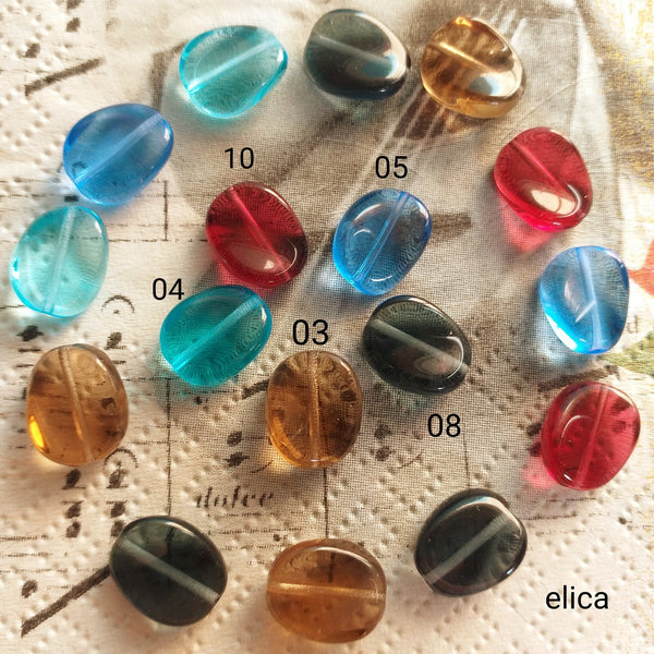 Perle di vetro colorate vendita online  5 forme per collane bracciale –  hobbyshopbomboniere