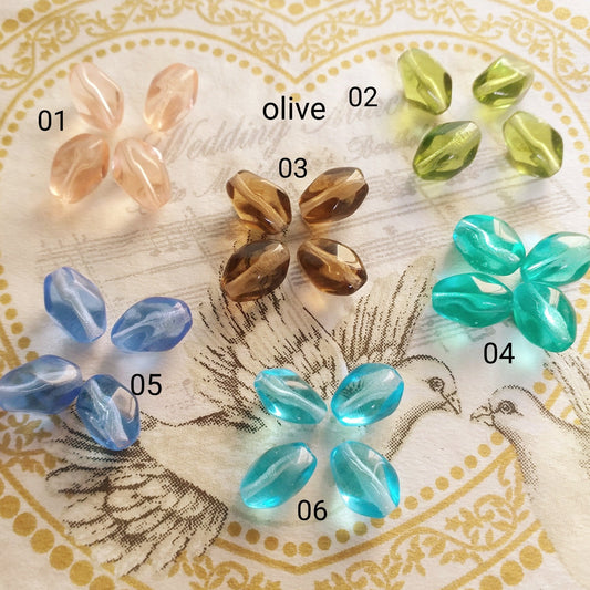 rosa verde visone turchese zaffiro acqua trasparente perle di vetro colorate vendita online forme olive per collane bracciale fai da te gioielli bijoux di bigiotteria