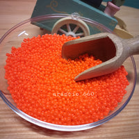arancio perline di vetro lucido 2.5 mm 9.0 conteria veneziana rocailles uso per hobby fiori centrini tessitura bonsai alberi piantine animaletti