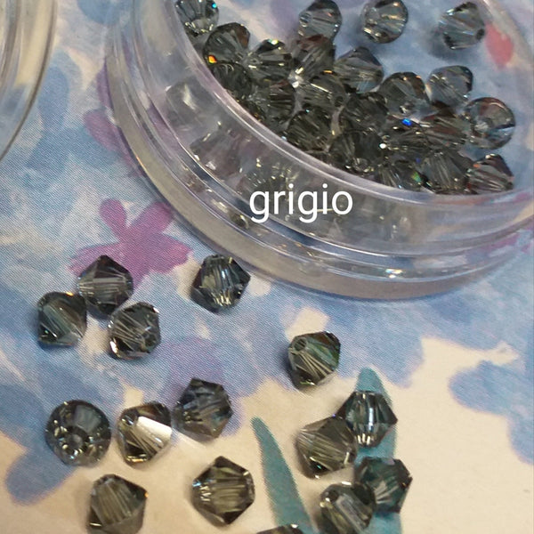 PATIKIL 200 Perline Bicono In Cristallo 6mm Ambra – Perline Di Vetro A Facette Per Gioielli Fai Da Te