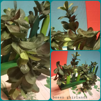 ramo filo ghirlanda bosso piante finte artificiali decorative verde chiaro uso fioristi composizioni fiori centrotavola pasquali natalizi allestimenti matrimonio