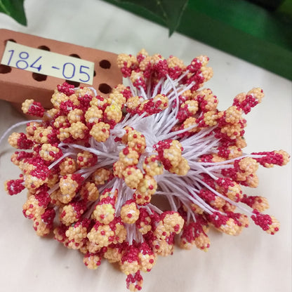 mazzolino palline tipo more mirtilli salmone pistilli per composizioni fiori artificiali accessori stami finti fai da te hobby centrotavola pasquale decorazioni bomboniere fioristi