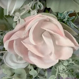 rosa chiffon dettaglio bouquet fiori primavera renkalik tessuto primette 