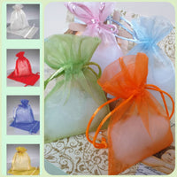 negozio online sacchetti organza per confetti bomboniere bustine con tirante per confezioni regalo o portariso sposi