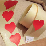 tag etichette sticker chiudipacco regalo San Valentino festa della mamma cuore rosso adesivo confezionamento packaging