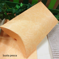 colore pesca arancio scatole basse per degustazione confetti e confettata busta cartoncino confezione regalo packaging