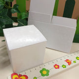 6 cm di lato scatole bomboniere fai da te economiche cartone bianco matrimonio quadrate pieghevoli uso confezionare oggetti regali packaging confezionamento