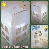 scatole bomboniere originali lanterna portaconfetti e portabomboniera icona famiglia matrimonio battesimo