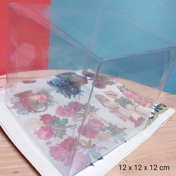 Scatole trasparenti bomboniere scatoline portaconfetti pvc acetato –  hobbyshopbomboniere
