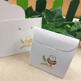 scatolina bianca portaconfetti simboli Calice spighe Eucarestia particolari originali da confezionare per Comunione Cresima