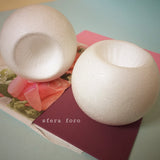 styrofoam da hobbistica sfere palline con foro oggetti polistirolo sagome decorare fai da te portacandela e diffusore profumatore essenze