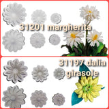 Margherita Dalia Girasole stampi per fiori fommy economici in vendita on-line creazioni gomma crepla tinta unita