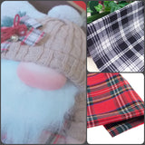 rosso nero panno tessuto scozzese lana sintetica stoffa tartan Scotland Stafil a quadretti per cuscino Sancho Natale addobbi decorazioni fai da te hobbistica cucito creativo