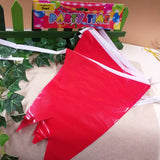 striscione di bandierine rosse festone laurea party time 5 metri per decorazione festa