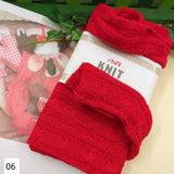 fuoriporta renne natale creare con lana tessuto a maglia treccia knit stoffa sintetica per cucito creativo hobby lavoretti natalizi decorazioni idea creazione fai da te colore rosso