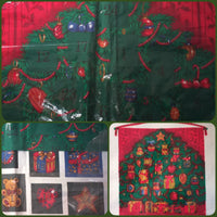 Natale tessuto pannello quilting per cucito creativo patchwork calendario avvento albero Christmas