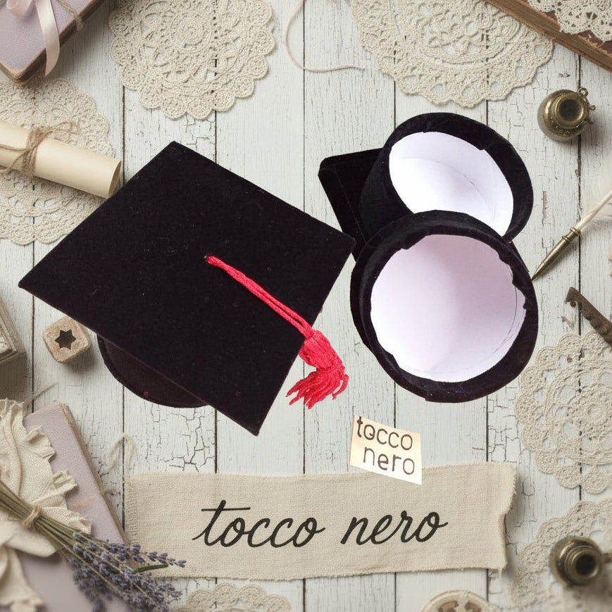 Kit 50 Scatoline Bomboniera Laurea Con Coccinelle | Portaconfetti Tocco Fai Da Te Per Cerimonie - Foto 7