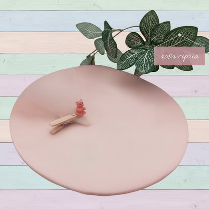 rosa cipria tulle per confetti bomboniere fai da te rotondo colorato centrini cerchi dischi per confezionare sacchetti pompon confetti caramelle