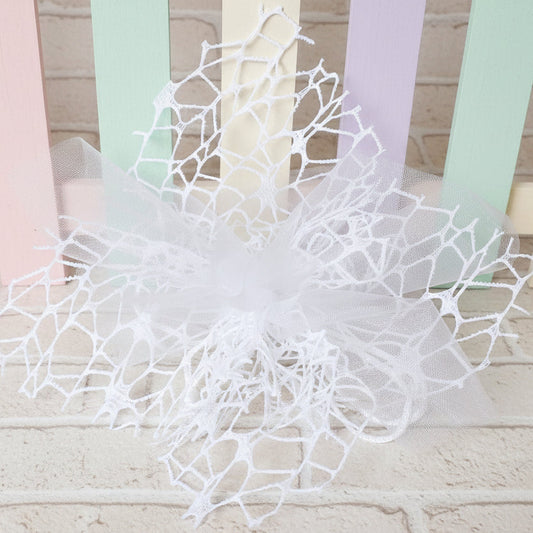 bianco matrimonio coccarda pompon farfalla tulle organza rete spider pizzo con nastrino tirante uso facile fai da te sacchetti portaconfetti confezionare bomboniere confetti segnaposto packaging fiori secchi profumati lavanda
