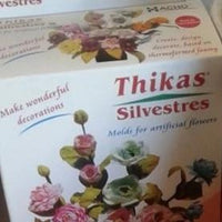 scatola con 5 coppie di stampi Thikas rose e fiori silvestre Renkalik