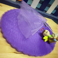 colore lilla lavanda tulle per confetti bomboniere fai da te rotondo colorato centrini cerchi per confezionare sacchetti