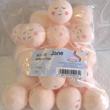 stock offerta Jane 4470-02 Stafil Marianne Hobby testine faccette 30 mm 3 cm per creare bambole stoffa angeli pezza tessuto feltro pannolenci natalizi o angioletti bomboniere